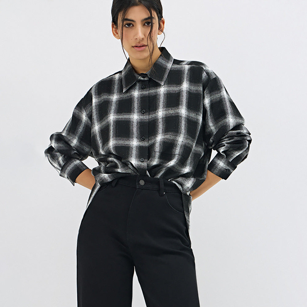 Chemise carrée pour femmes avec coupe décontractée et tissu doux Chic und Stil