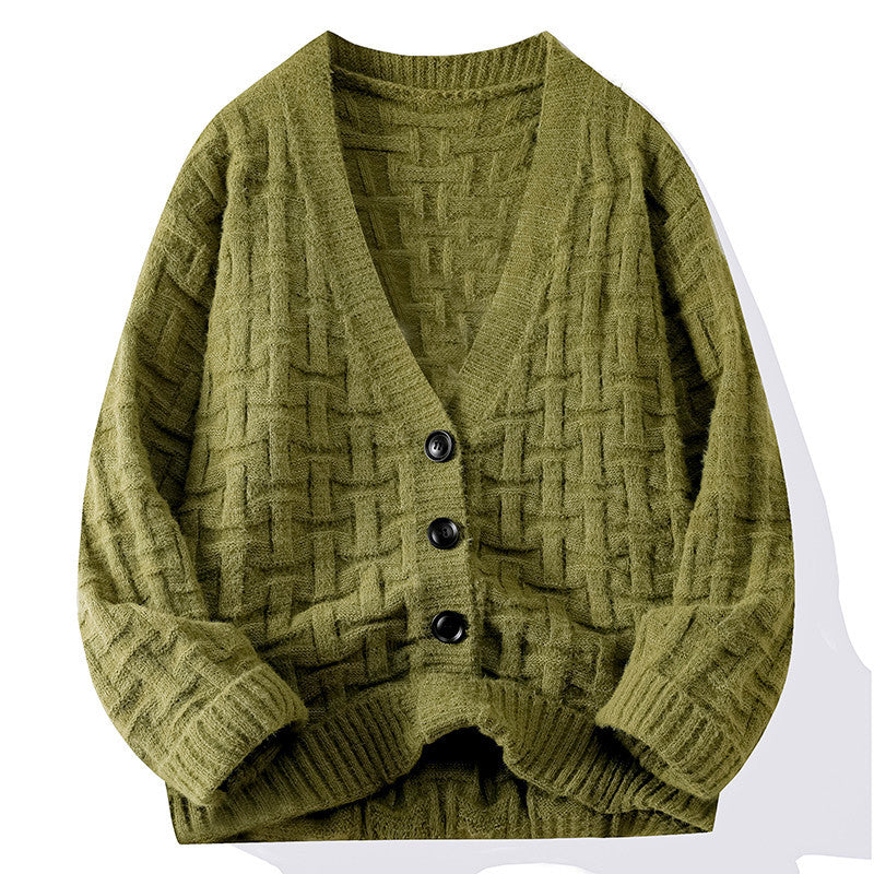 Dames Gros Tricot Cardigan Chic und Stil