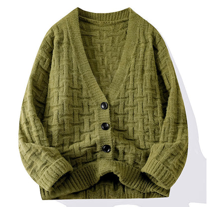 Dames Gros Tricot Cardigan Chic und Stil