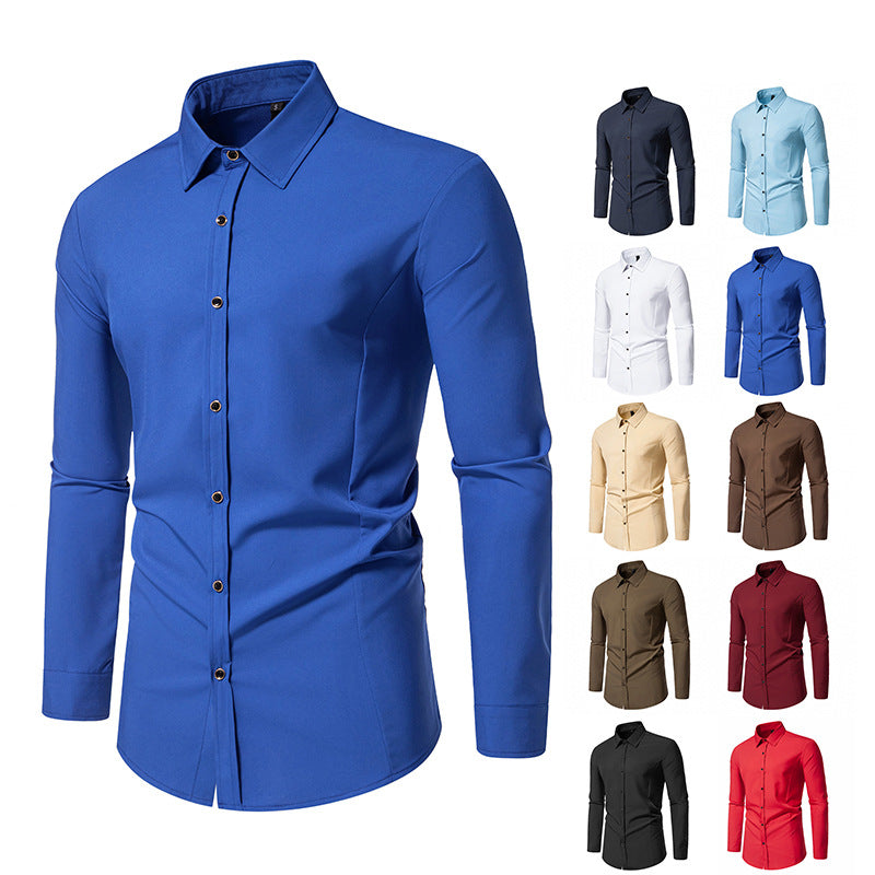 Chemise à manches longues tendance pour hommes avec une coupe élégante Chic und Stil