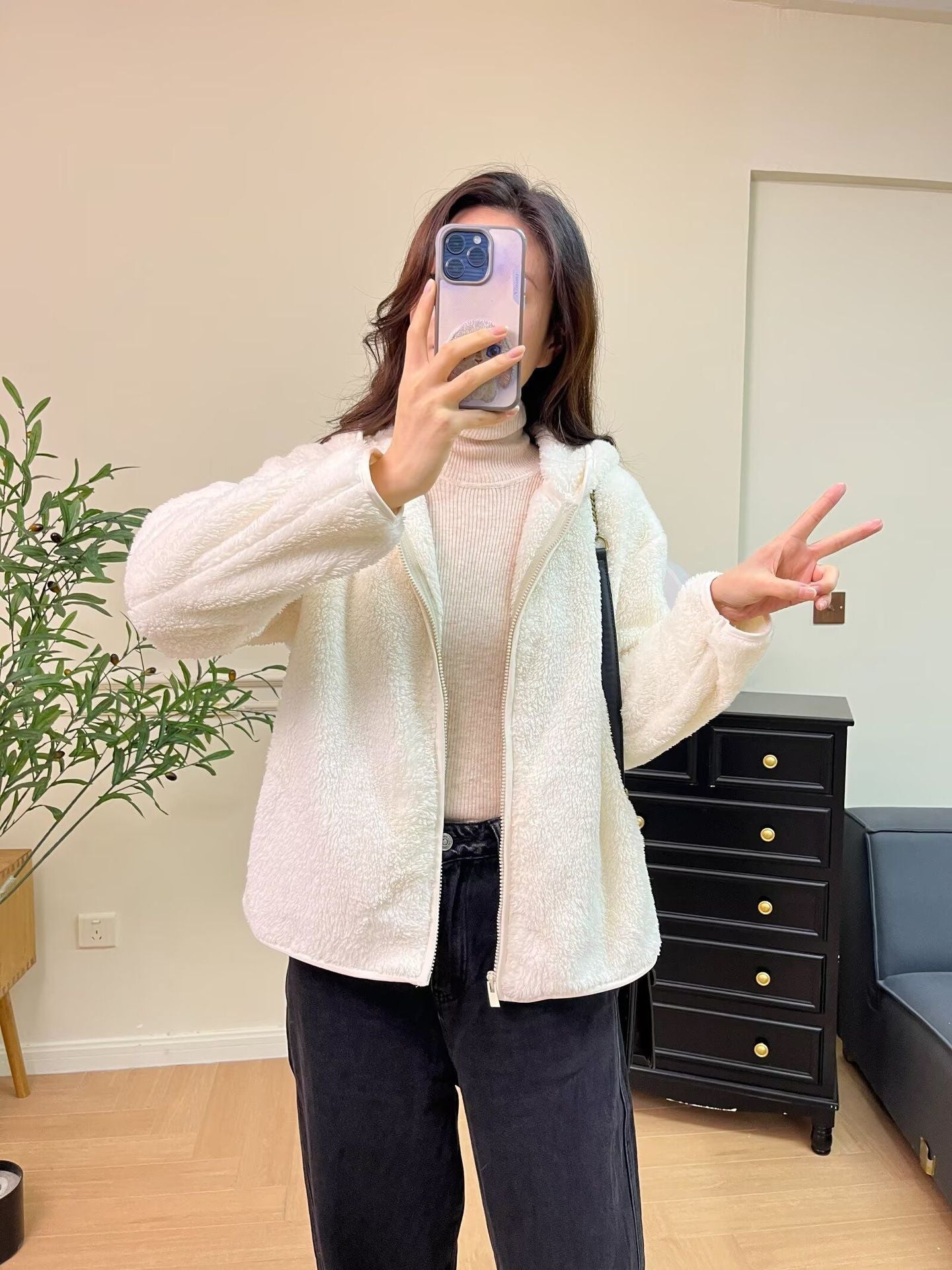 Veste en polaire pour femme, confortable et respirante, avec fermeture éclair intégrale Chic & Stil