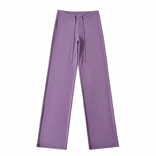 Chic and Style casual wide jersey pants for women