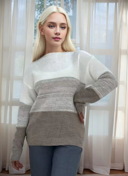 Pull en tricot décontracté pour femme Chic und Stil