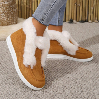Chaussures de loisirs pour femmes avec doublure en polaire, coupe confortable et semelle antidérapante Chic und Stil