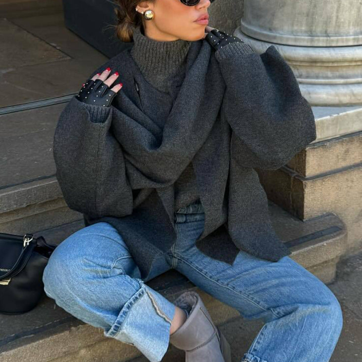 Dames élégante hoodie Chic und Stil