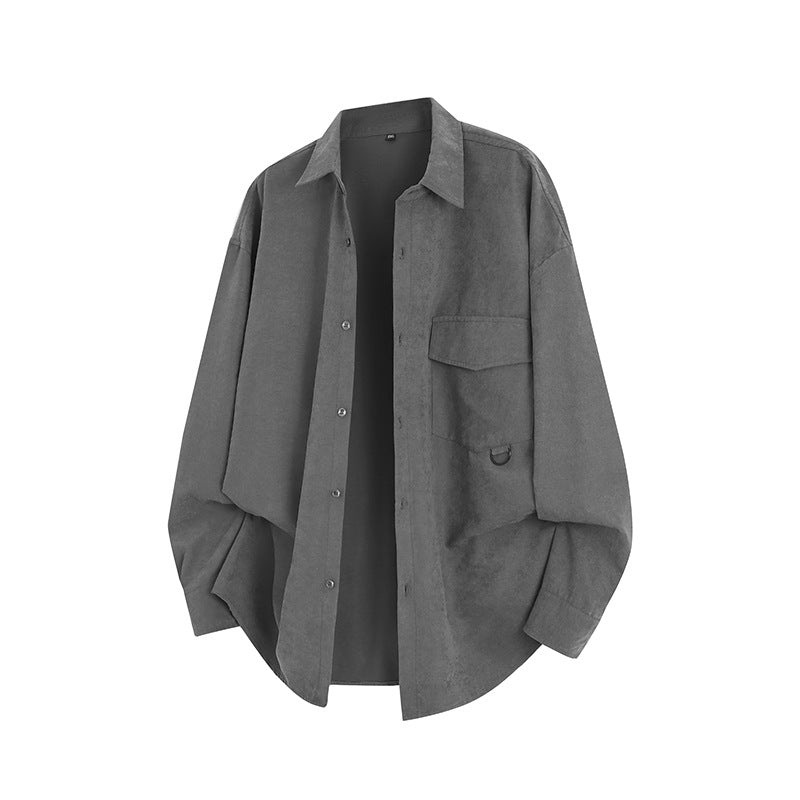 Dames Chemise de surchemise décontractée en tissu doux avec poches pratiques Chic und Stil