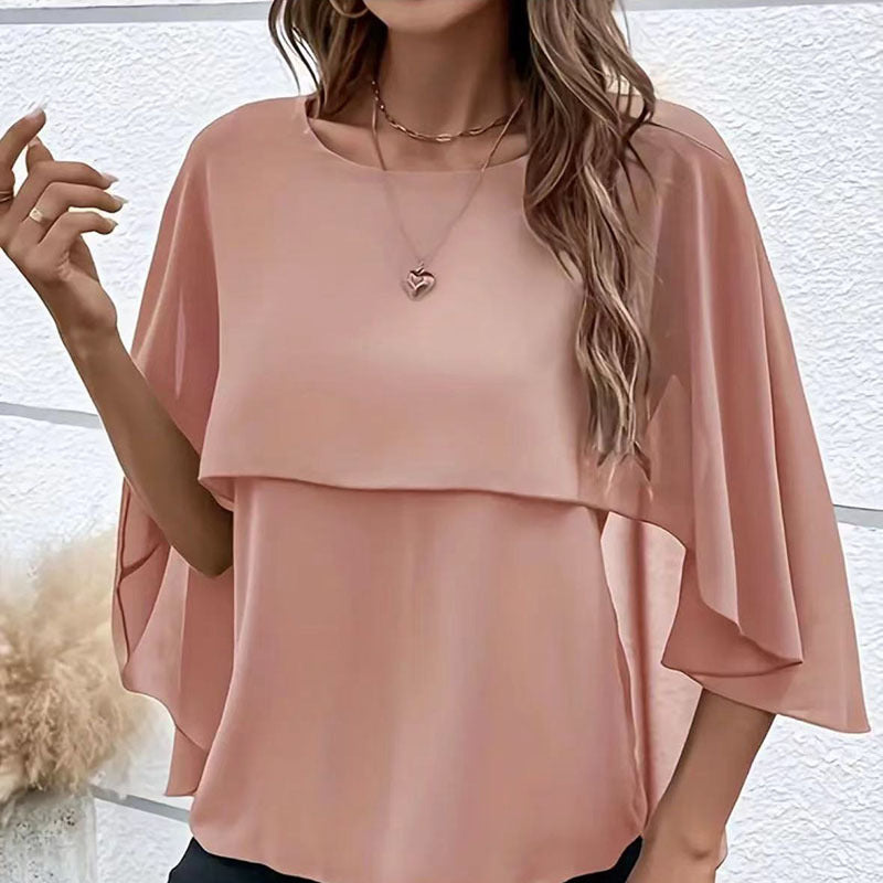 Dames Haut au style élégant avec coupe fluide et surcouche élégante Chic und Stil