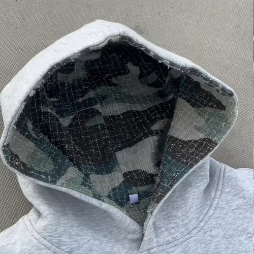 Dames hoodie avec doublure intérieure camouflage moderne Chic und Stil