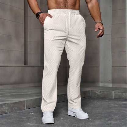 Casual pants for men with a modern structured design Chic und Stil