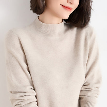 Women’s Soft Knit High-Neck Sweater Chic und Stil