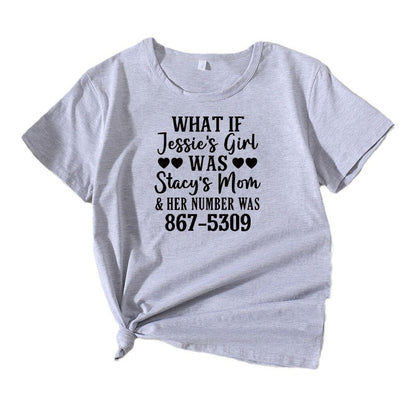 Dames de loisirs T-shirt graphique humoristique Chic und Stil