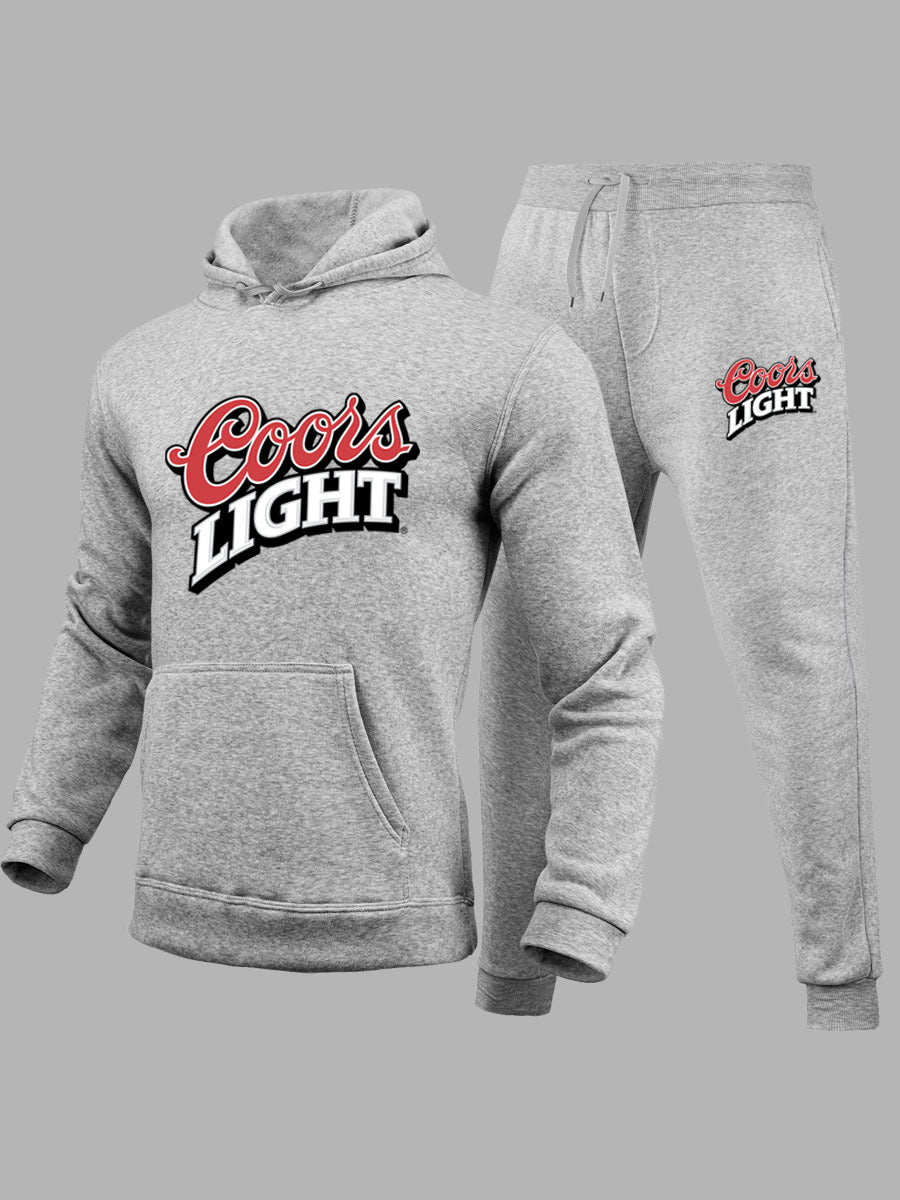 Women's hoodie and jogger pants set with modern logo design Chic und Stil