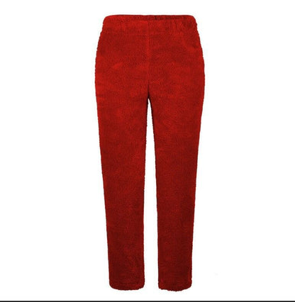 Ladies Soft Chic Fleece Relaxed Pants