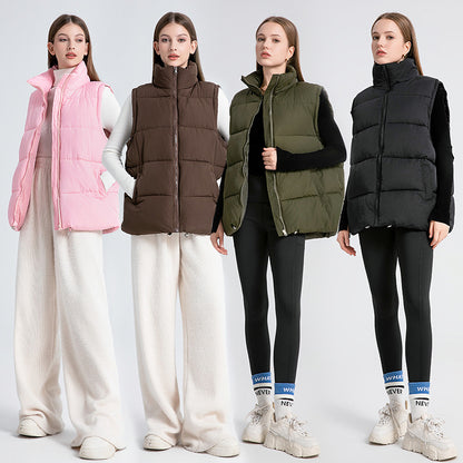 Dames gilet matelassé à la mode Chic und Stil