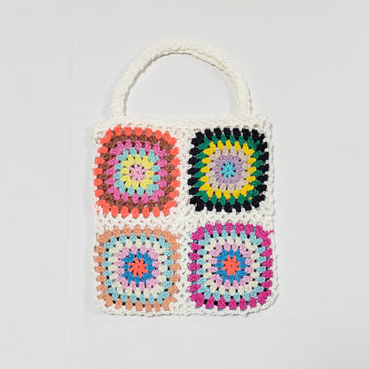 Sac fourre-tout en crochet fait à la main pour femmes Chic und Stil