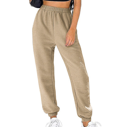 Pantalon de loisirs à structure gaufrée Chic und Stil pour femmes
