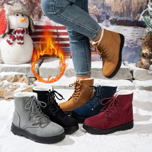 Bottes d'hiver pour femmes avec doublure confortable et semelle antidérapante Chic und Stil