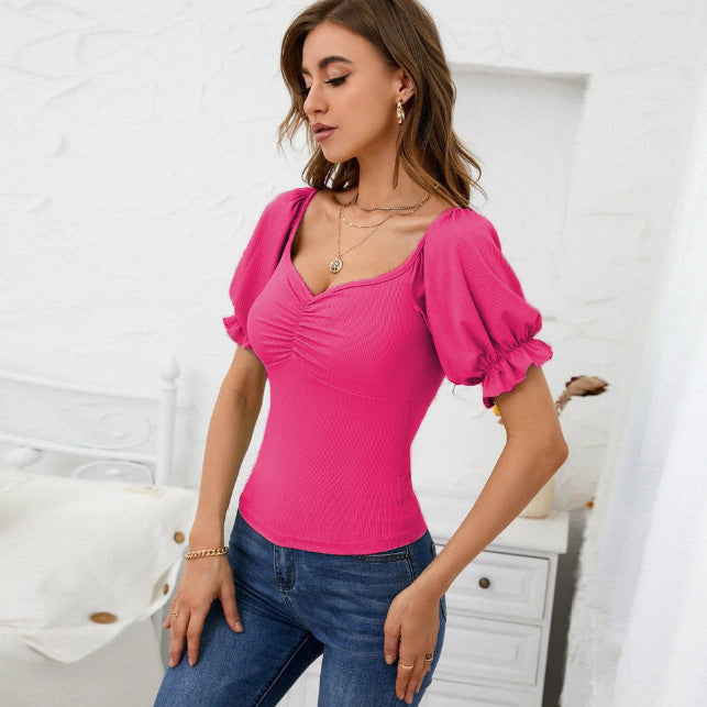 Bodies pour femmes avec manches bouffantes et fronces Chic und Stil