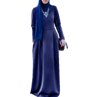 Robe maxi élégante pour femmes avec des manches longues et une coupe fluide Chic und Stil