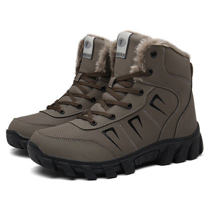 Bottes d'hiver pour femmes avec col en fausse fourrure et semelle antidérapante Chic und Stil