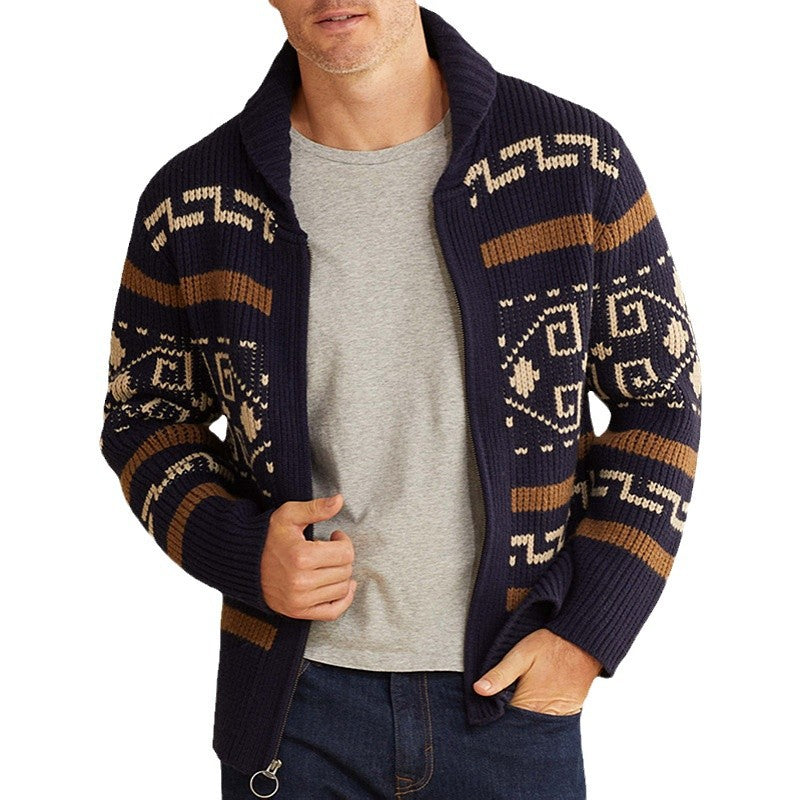 Chic and Style men's knit jacket