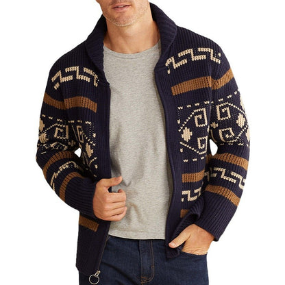 Chic and Style men's knit jacket
