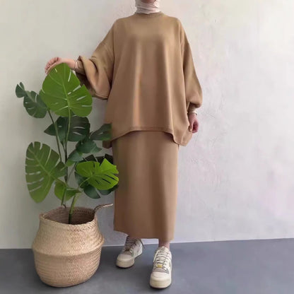 Dames Ensemble de sweat décontracté avec une coupe ample et des poches confortables Chic und Stil