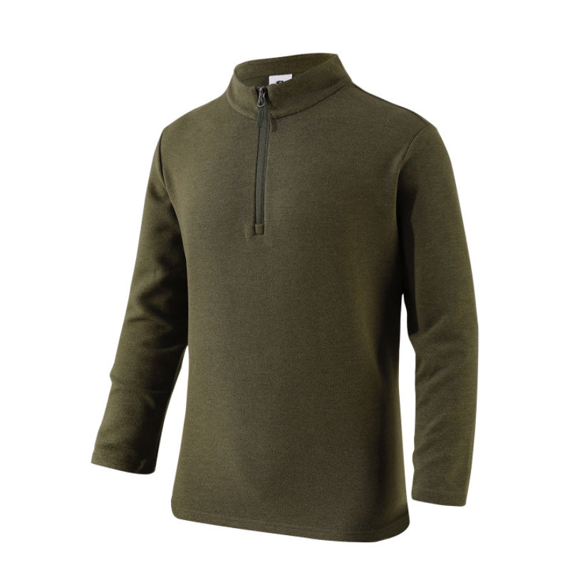 Pull Freizeit pour hommes avec col montant et fermeture éclair Chic und Stil