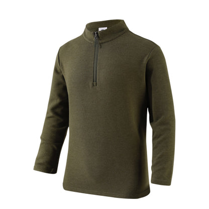Pull Freizeit pour hommes avec col montant et fermeture éclair Chic und Stil