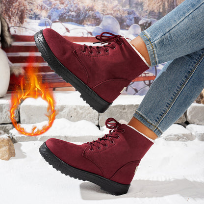 Bottes d'hiver pour femmes avec doublure confortable et semelle antidérapante Chic und Stil