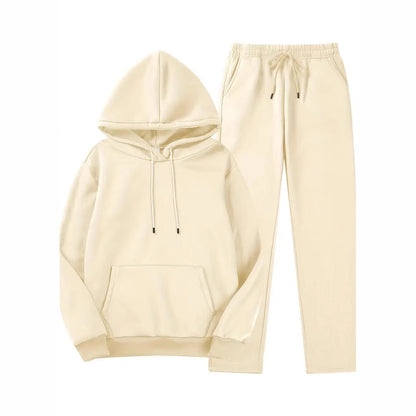 Chic Hoodie and Jogging Pants Set