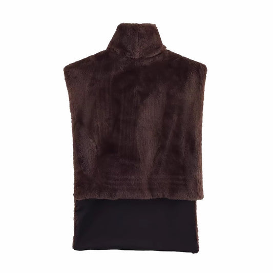 Dames Douce Veste en Teddy Chic und Stil