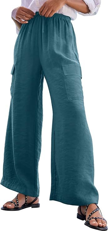 Women Lightweight Jersey Cargo Pants Chic and Style