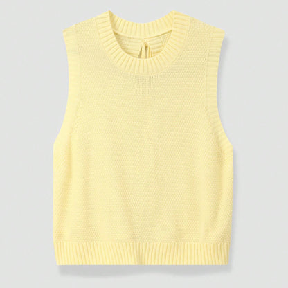 Pull en tricot à la mode pour femmes avec dos ouvert et détails de lacets Chic und Stil