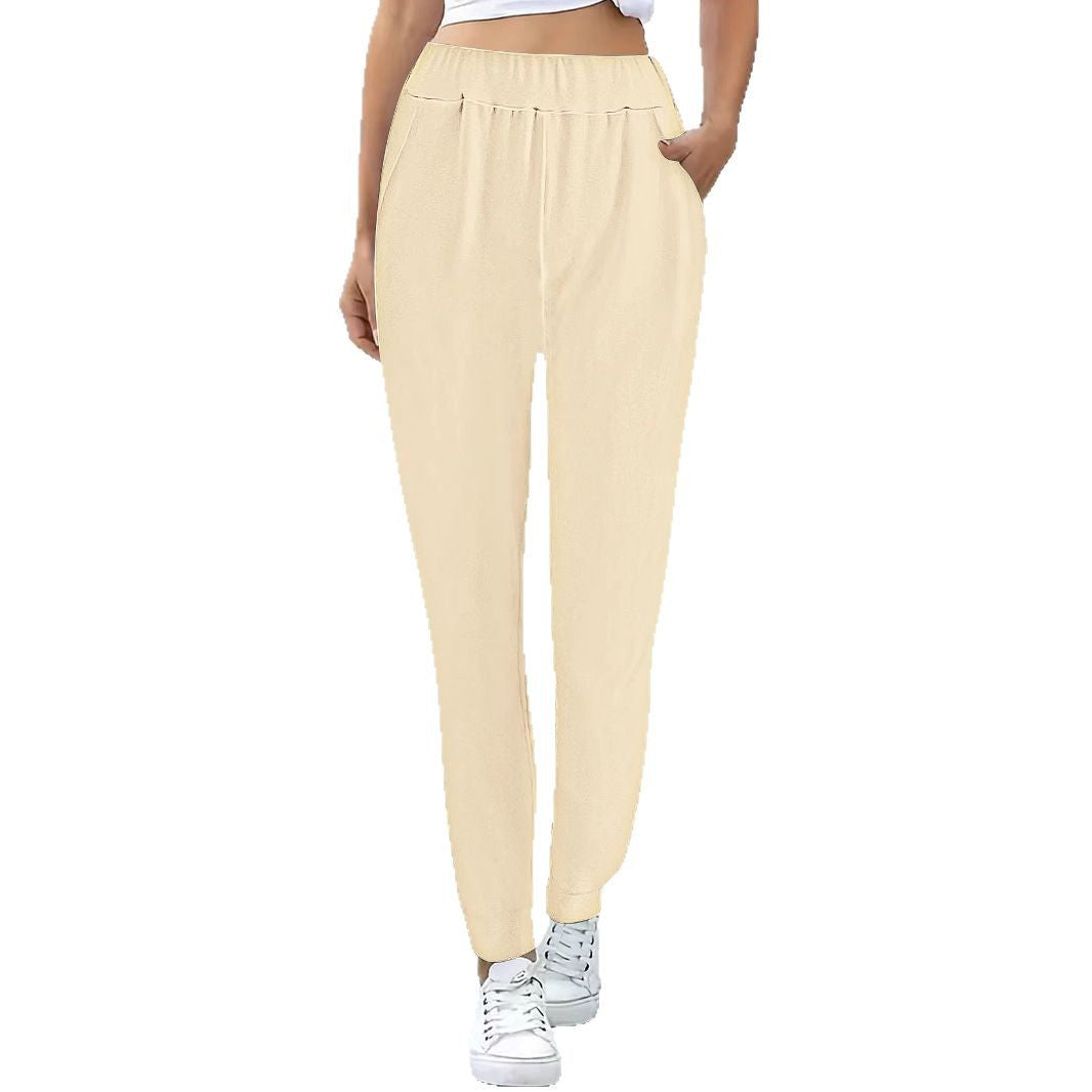 Women's leisure relaxed fit jogger pants with pockets Chic and Style