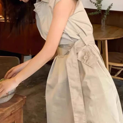 Robe midi utilitaire femme Chic und Stil