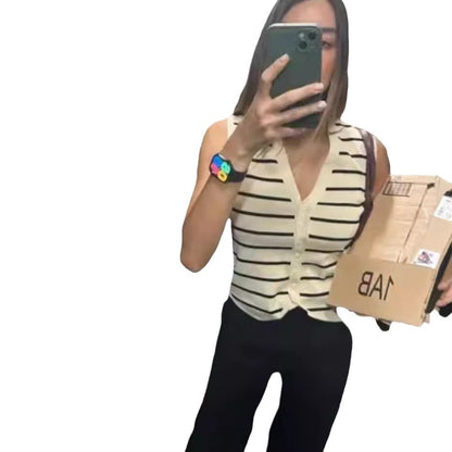 Dames Chemisier léger à col en V en soie de haute qualité Chic und Stil