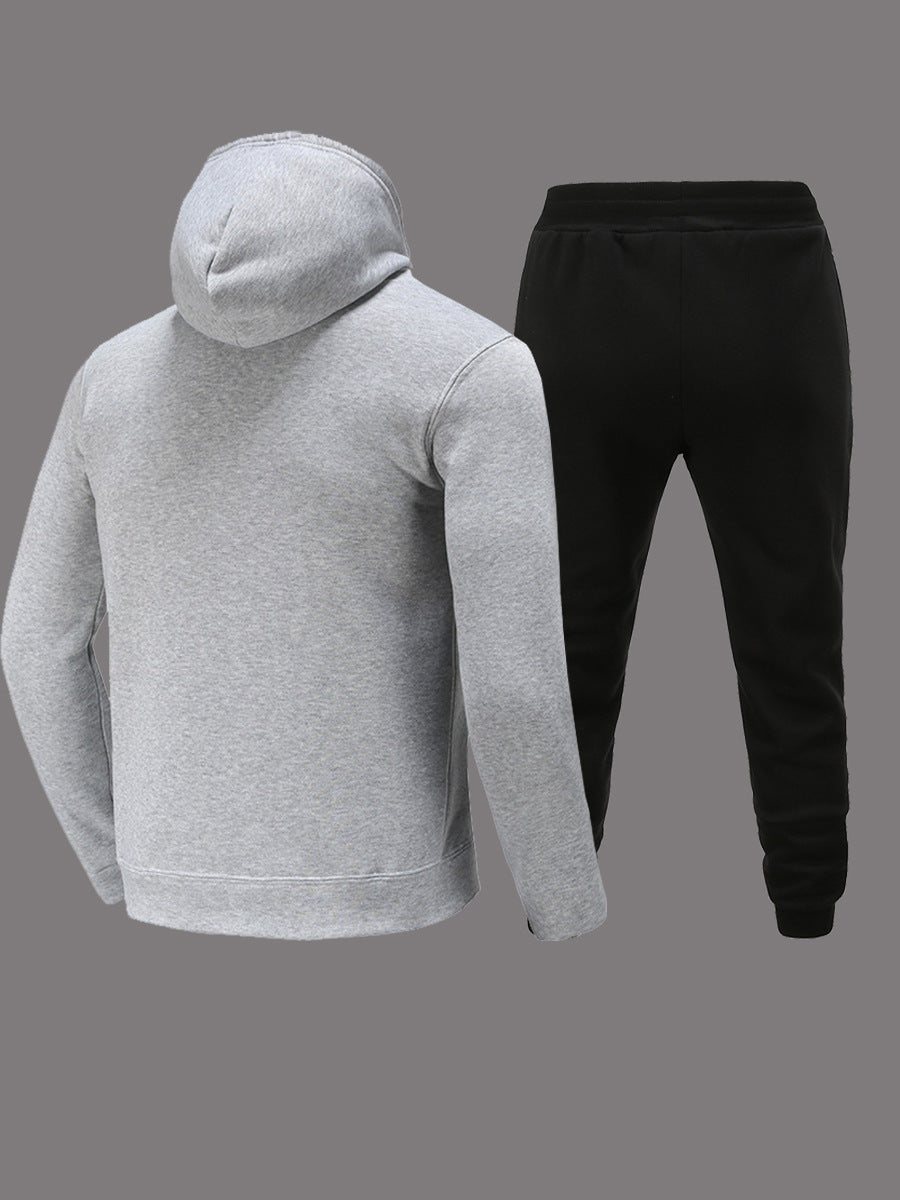 Women's sporty hoodie and jogger pants set with a unique graphic design Chic and Style