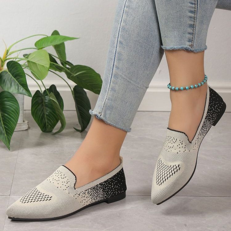 Dames Élégantes et confortables ballerines avec un dessus tendance Chic und Stil