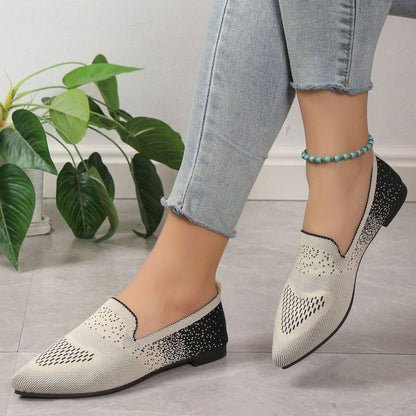 Dames Élégantes et confortables ballerines avec un dessus tendance Chic und Stil
