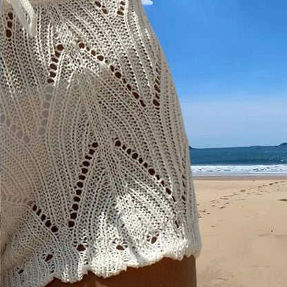 Shorts en crochet pour femmes avec taille élastique et coupe décorative Chic und Stil