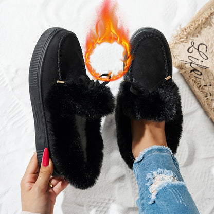 Dames Fleece doublé baskets Chic und Stil