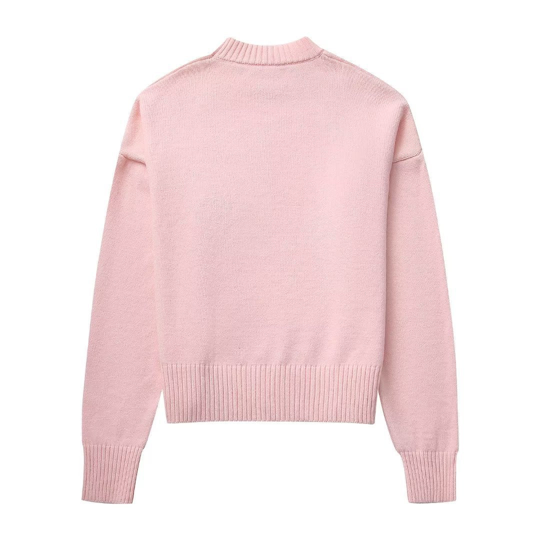 Pull décontracté pour femme avec épaules tombantes Chic und Stil