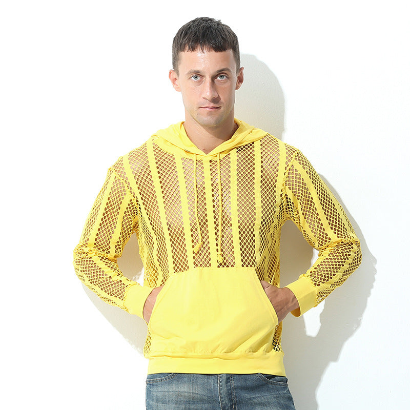 Pull à capuche sportif pour femmes avec maille aérienne de Chic und Stil
