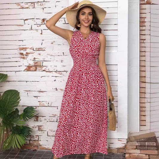 Robe maxi à fleurs pour femmes Chic und Stil 1751507311