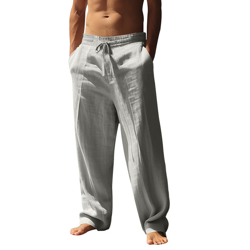 Men's airy summer pants with elastic waistband Chic and style