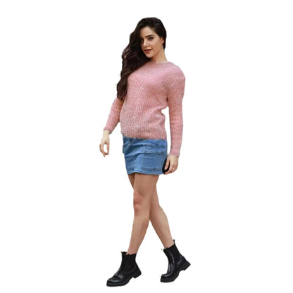 Pull luxueux pour femmes avec un motif tricot doux Chic und Stil