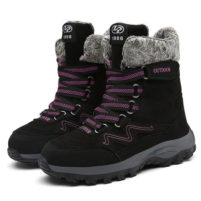 Bottes d'hiver confortables pour femmes avec doublure isolante Chic und Stil