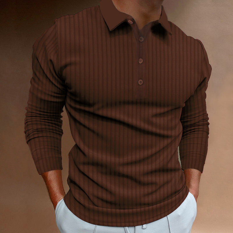 Men's Long Sleeve Polo Chic and Style