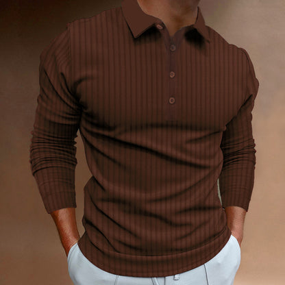Men's Long Sleeve Polo Chic and Style